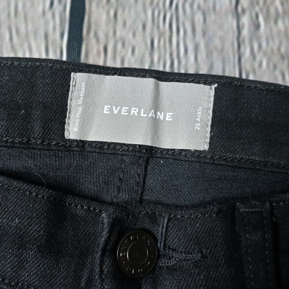 Everlane Black Jeans Skinny Ankle Mid-rise - Picture 3 of 3